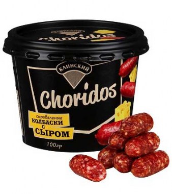 Choridos с сыром Клинский 100г